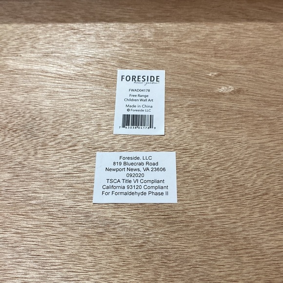 🖼️ Rustic Wood Block Art “CAUTION Free Range Children” 🪵 💫 - Picture 7 of 8